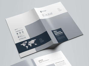 簡(jiǎn)約大氣藍(lán)色科技公司軟件開(kāi)發(fā)宣傳冊(cè)模板設(shè)計(jì)指南與素材獲取